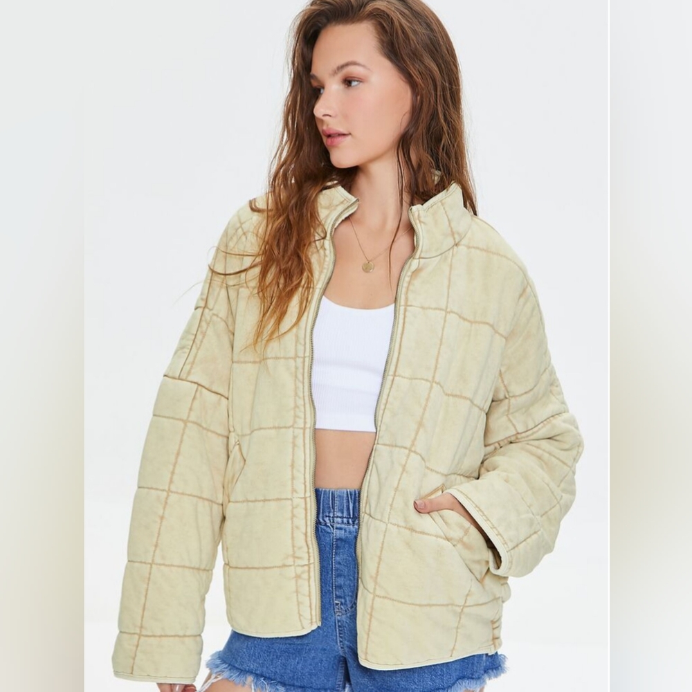 Forever 21 Plus Size Quilted Jacket- 2x